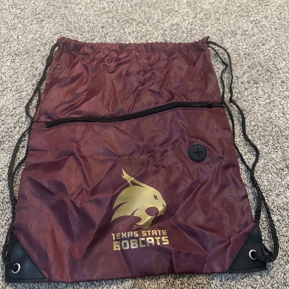 Texas State Bobcats Drawstring Bag